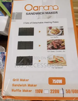 3 in 1 Breakfast Maker: Sandwich, Waffle and Shawama Maker