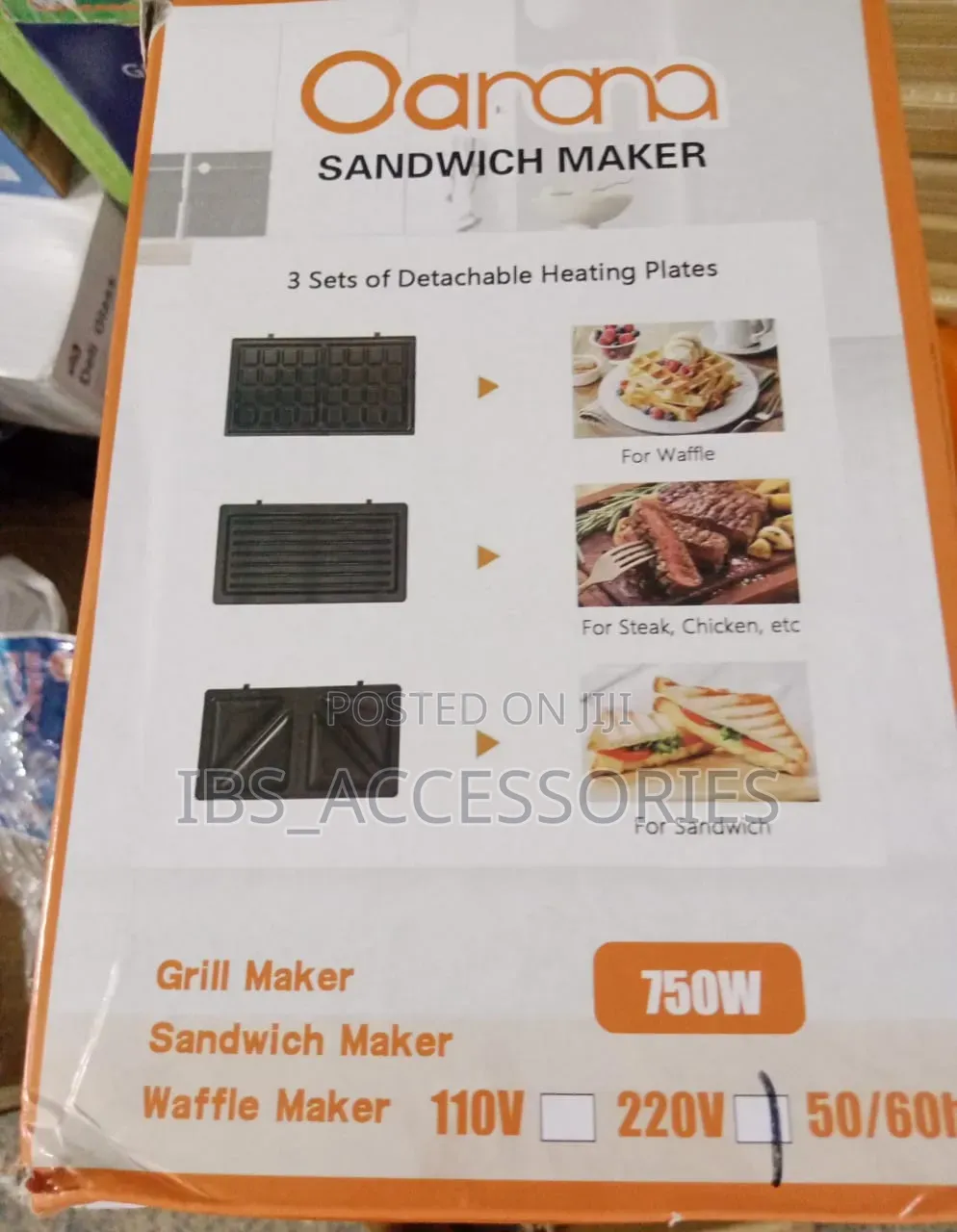 3 in 1 Breakfast Maker: Sandwich, Waffle and Shawama Maker