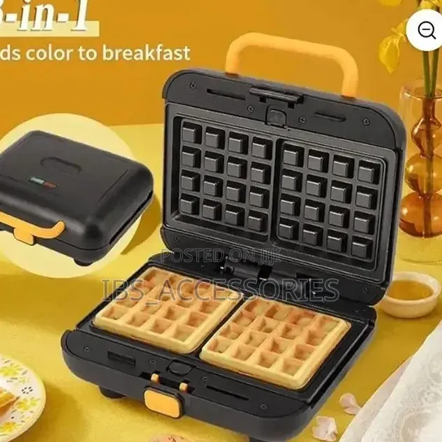 3 in 1 Breakfast Maker: Sandwich, Waffle and Shawama Maker
