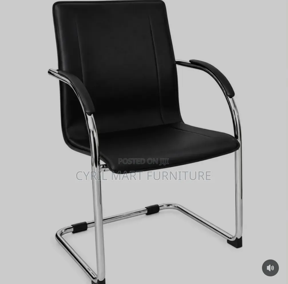 Executive Office Visitor Chair – Chrome Frame
