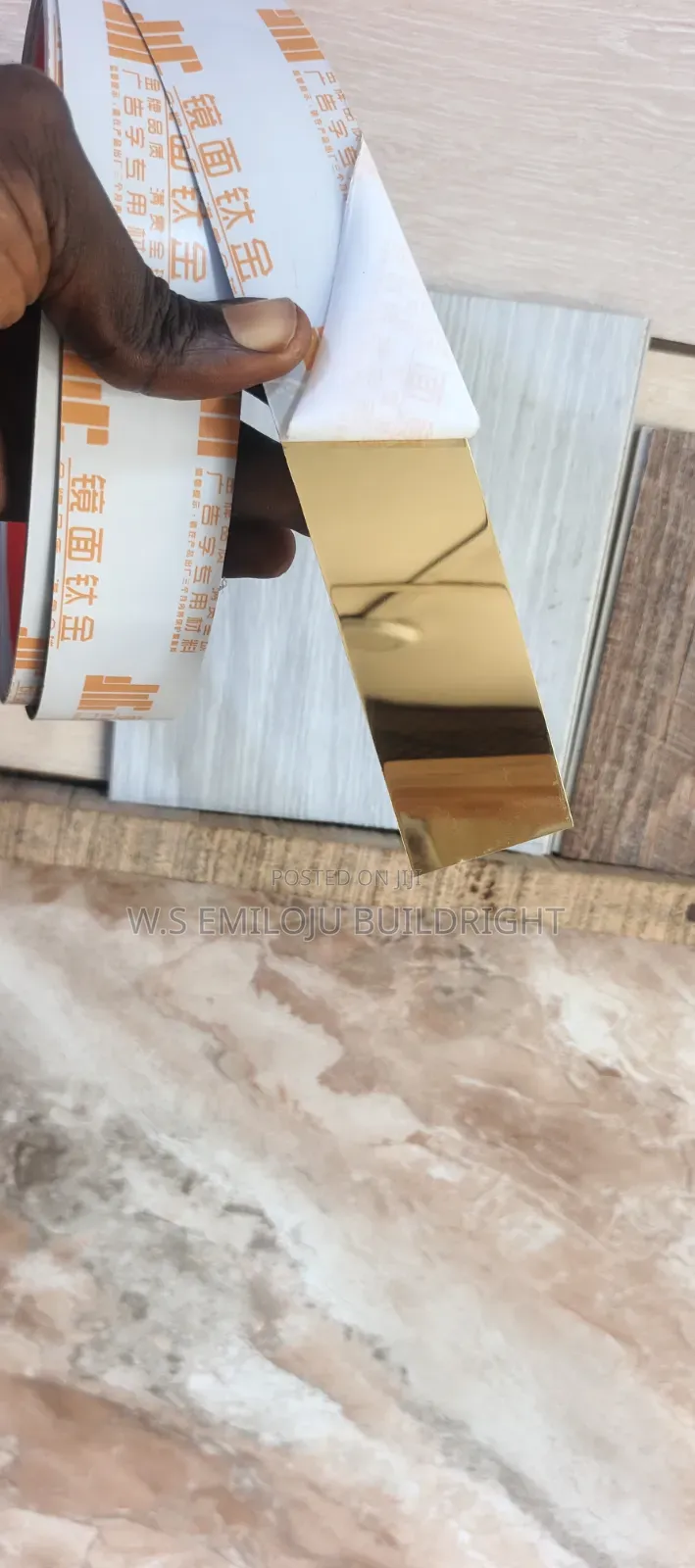 Aluminum Gold Tape Self Adhesive
