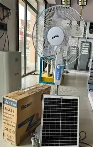 Bona FS-A16 Rechargeable Standing Fan With Solar