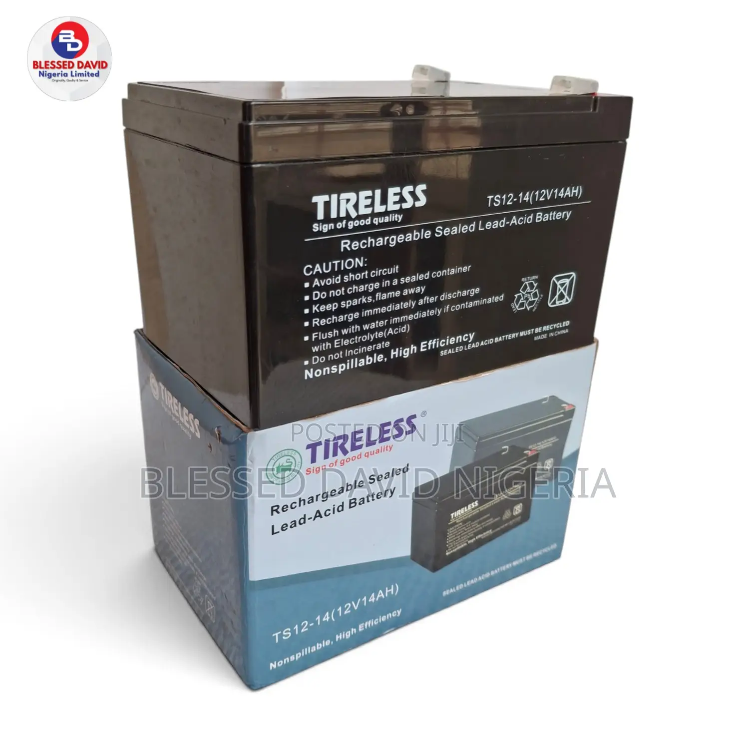 Tireless 12V 14Ah Replacement Battery