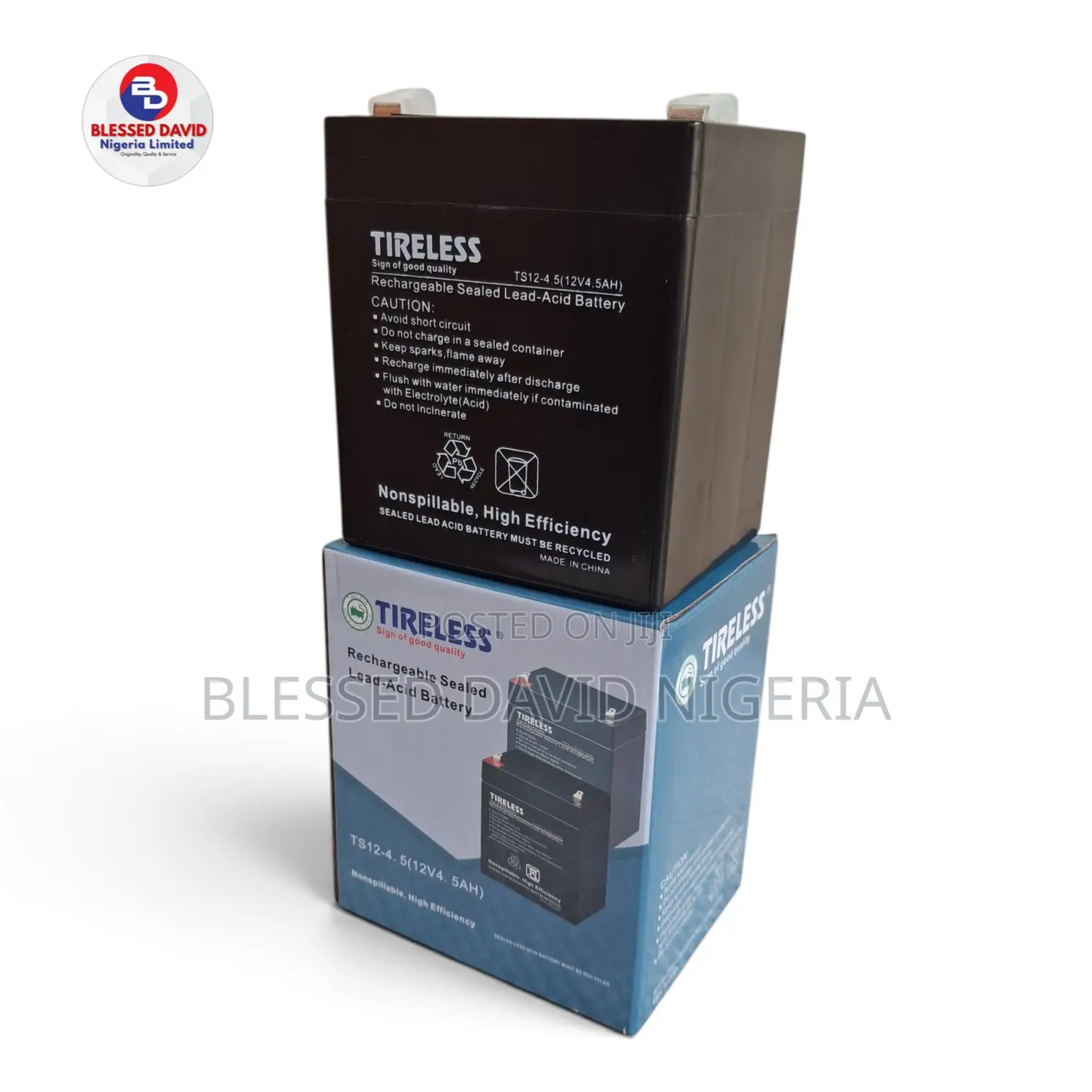Tireless 12V 4.5Ah Replacement Battery