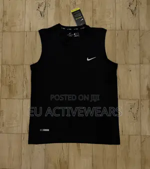 Nike Black Sleeveless X Green Joggers