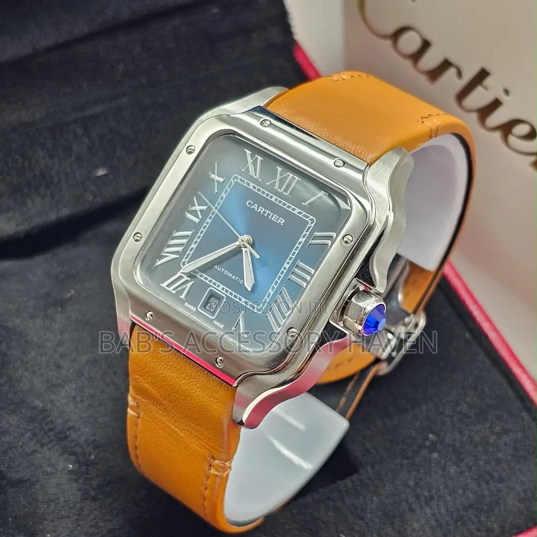 Cartier Leather Watch Automatic