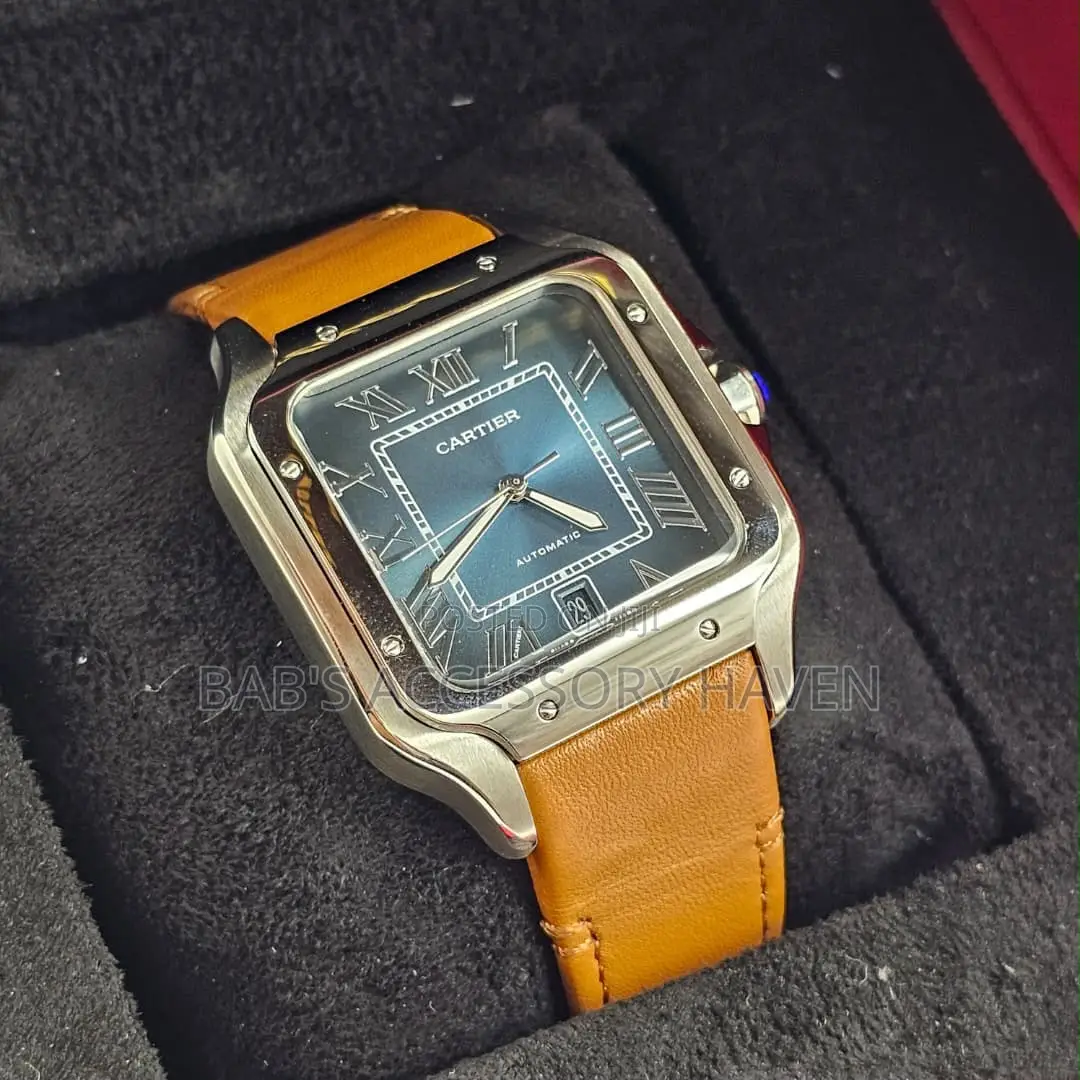Cartier Leather Watch Automatic