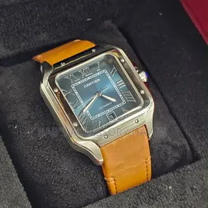 Cartier Leather Watch Automatic