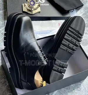 Premium Italian Dolce and Gabbana Double Sole, Matte Leather Loafers