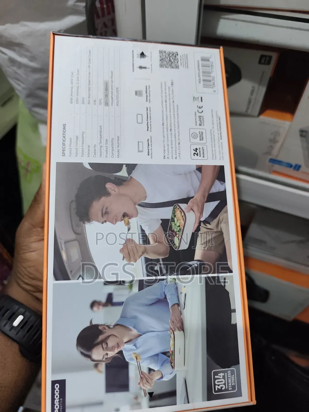 Porodo Lunchmate Dual Mode Electric Lunch Box 900ml