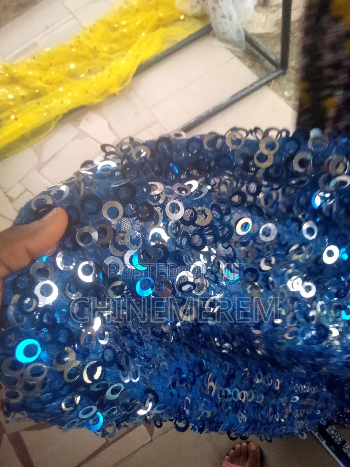 Sequence Lace Material Available for Sale