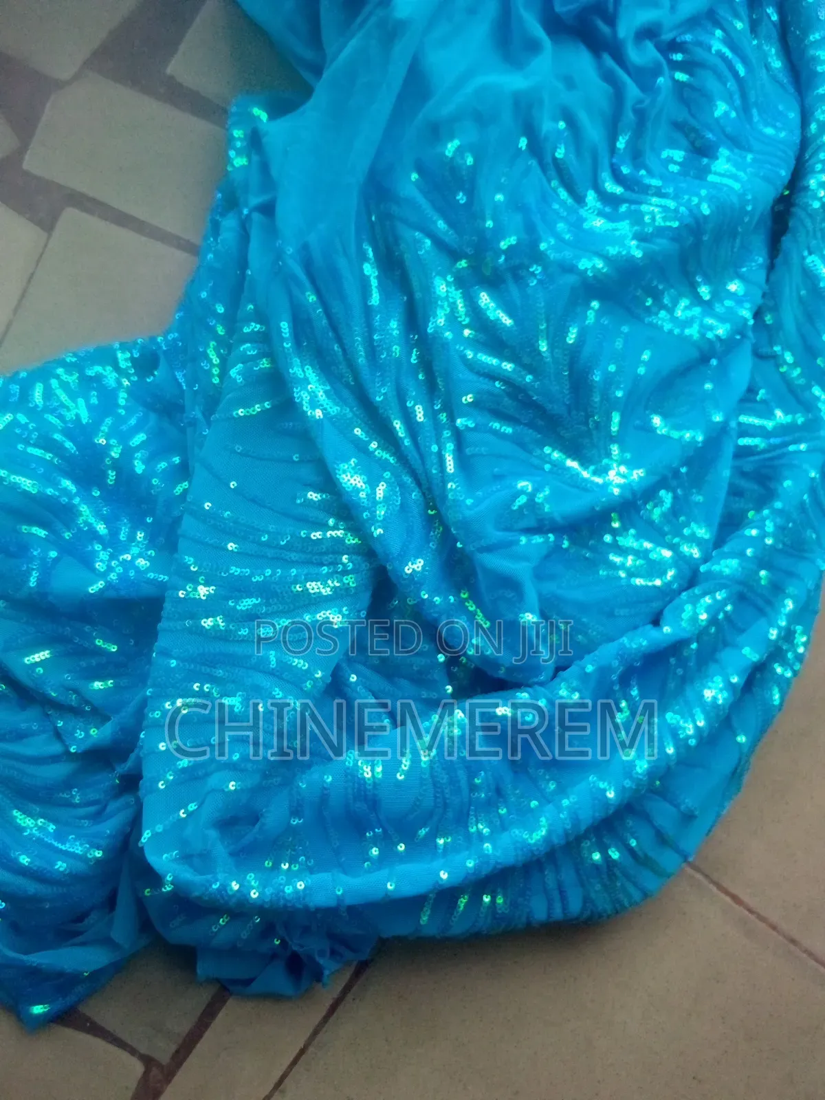 Sequence Lace Material Available for Sale