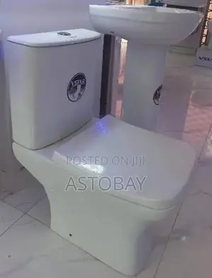 VSTAR Ceramic Water Closet Toilet With Cistern Soft-Close Seat