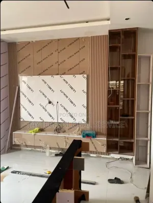 TV Console With Glossy Board