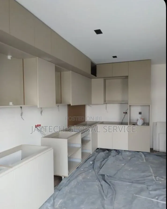 TV Console With Glossy Board