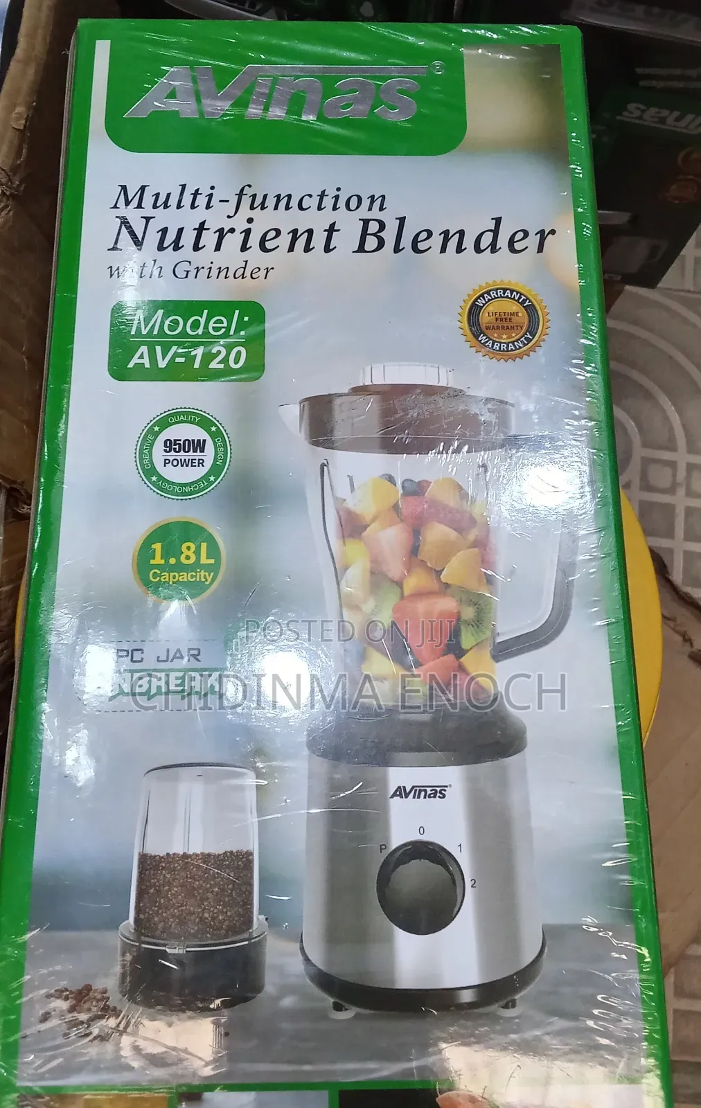 Avinas Multifunction Nutrient Blender and Grinder