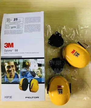 3M Peltor Optime 98 Earmuffs.