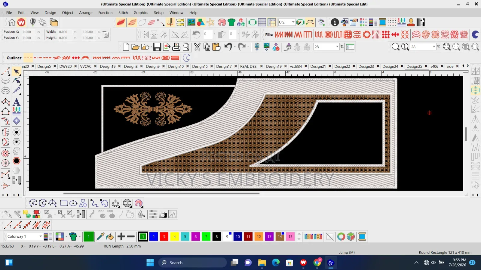 Embroidery Digitizing File