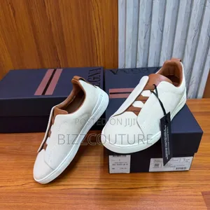 Original Zegna Men's Sneakers 100% Authentic Guaranteed