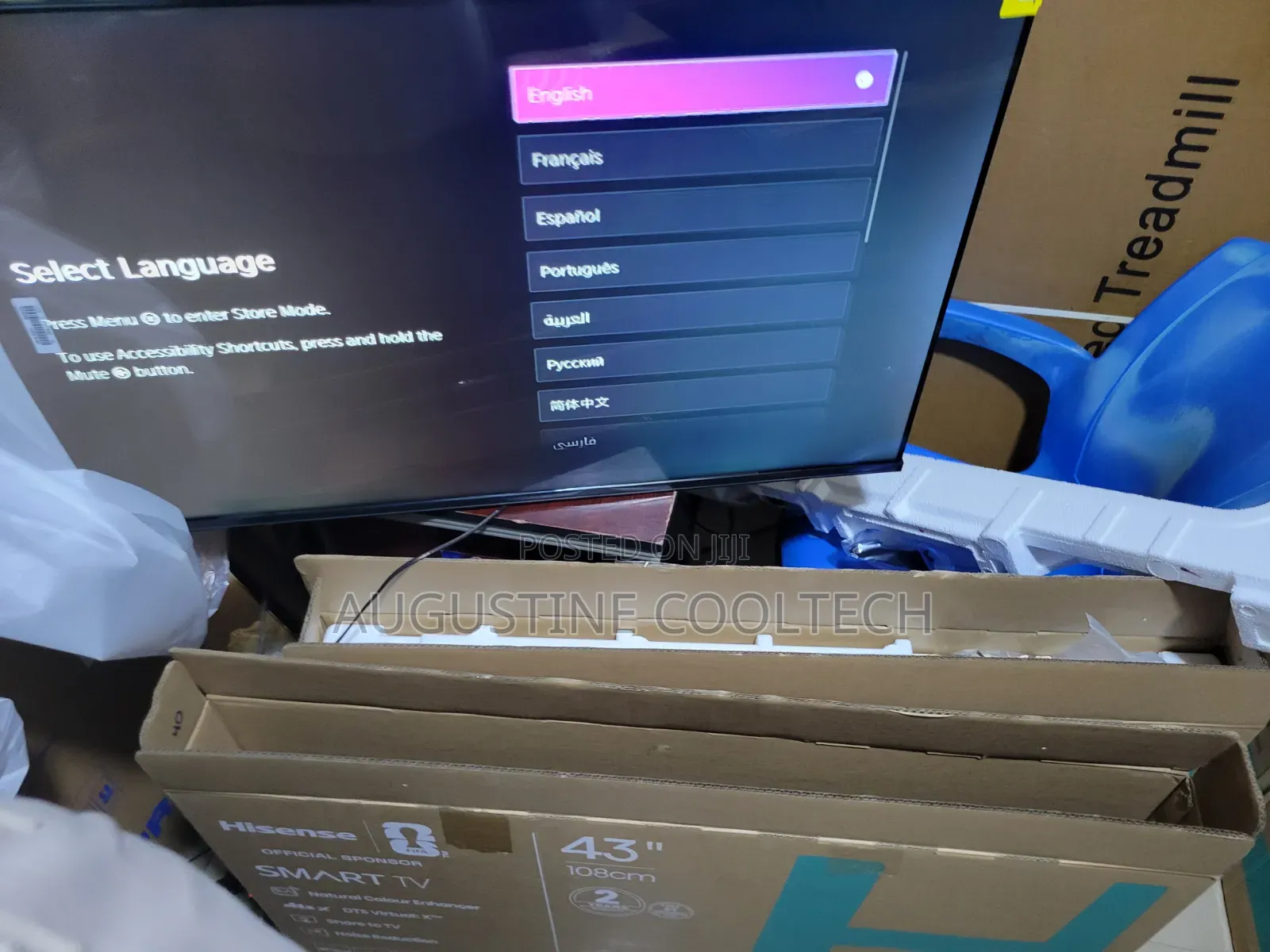 Hisense Smart Television 43" With Bluetooth and Other Electronics