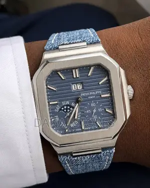 Denim Strapped Patek Philippe Watch. Special Design