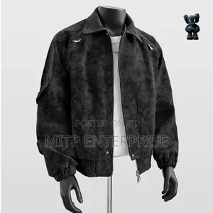 Men’s Premium Suede Bomber Jacket