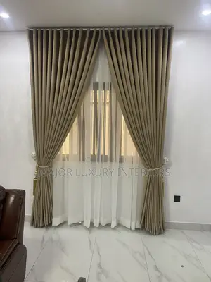 Highest Grade Curtain With Wave Design Pattern