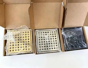 15x15cm Bathroom Floor Drain in Colors
