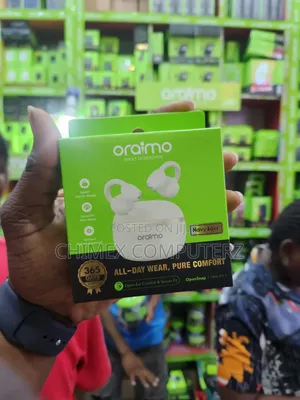 Oraimo OpenSnap True Bluetooth Headphones Clip-on Open- Ear - Gold