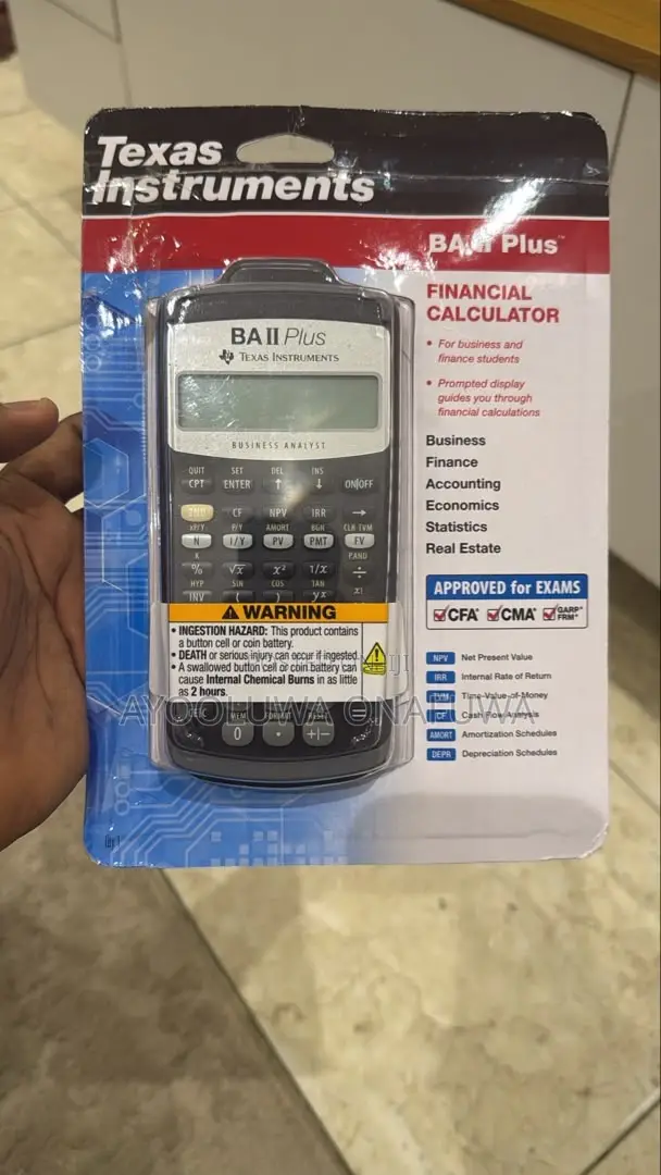 Texas Instrument BA II Plus Financial Calculator