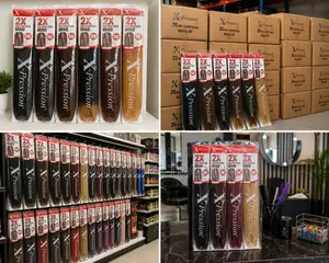 X-Pression 2X Pre-Stretched Braid 50" – Premium Braiding Hair