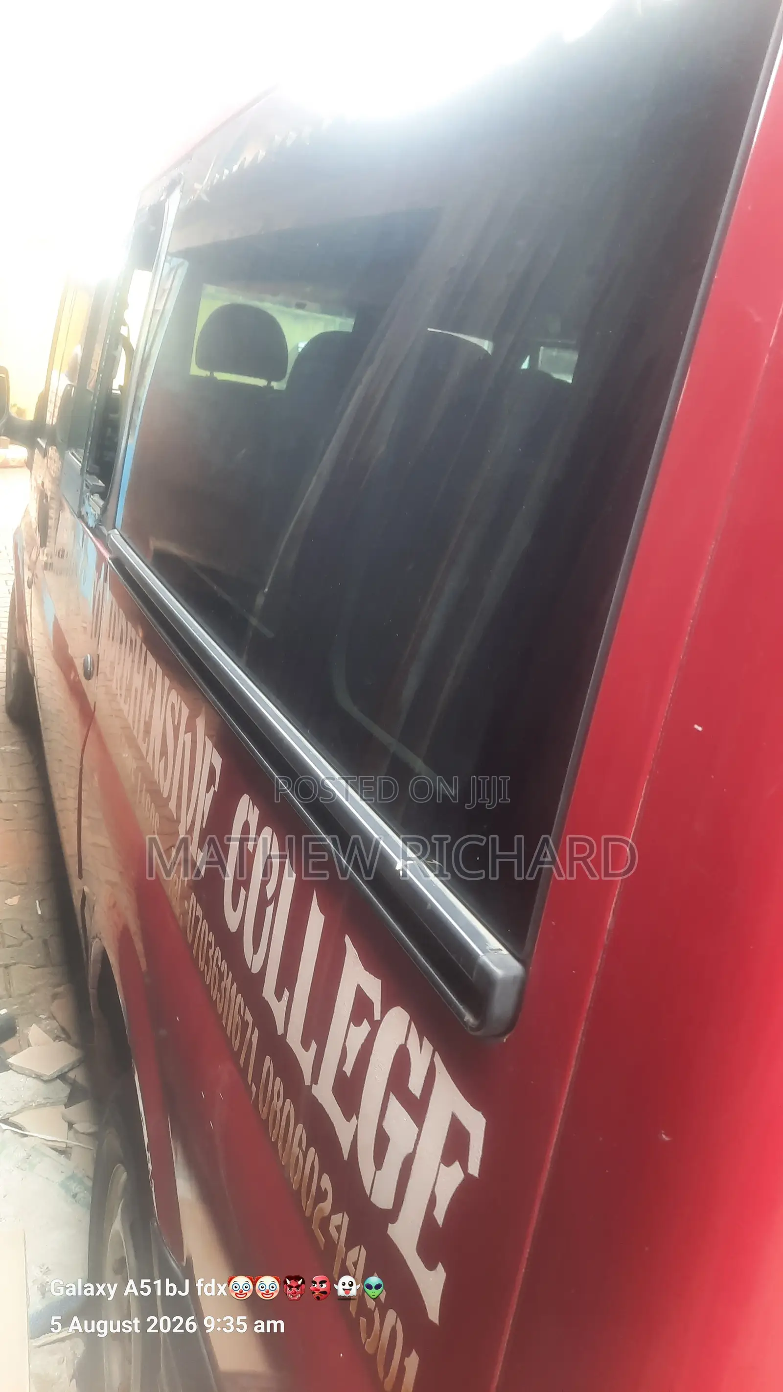 Ford E250 2006 Red