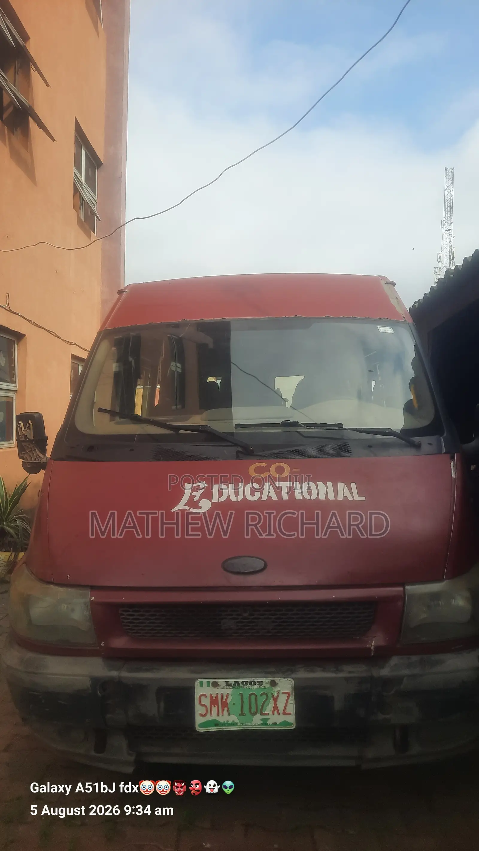 Ford E250 2006 Red
