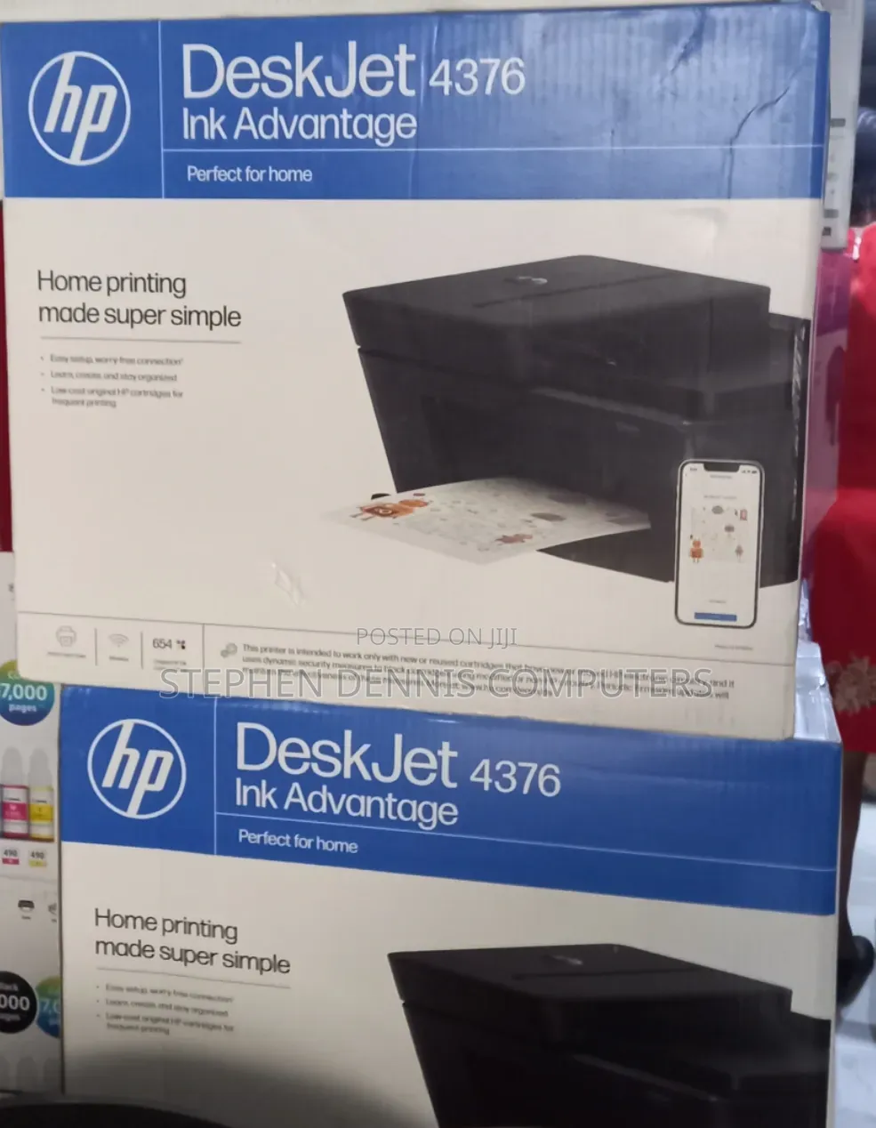 4376 HP Wireless Deskjet Ink Advantage Printer