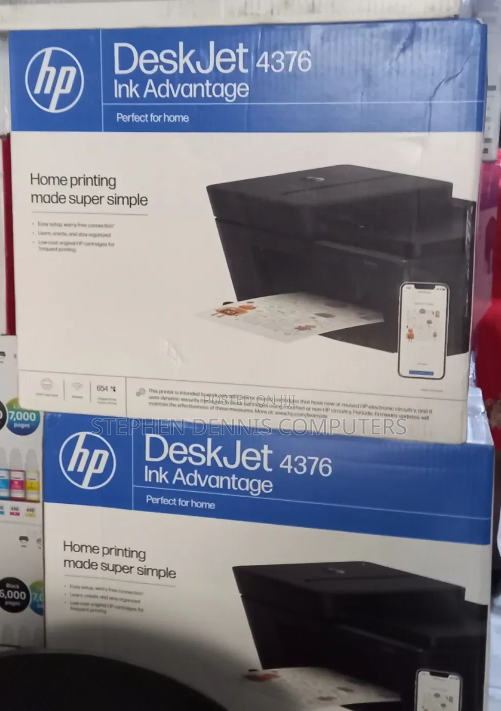4376 HP Wireless Deskjet Ink Advantage Printer