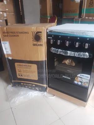 Bruhm 50x50cm 4 Burner Gas Cooker | Freestanding Cooker With Gas Oven