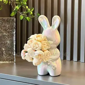 Luxury Bunny-Shaped Glass Vase