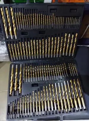 115-Piece Titanium-Coated Drill Bit Set