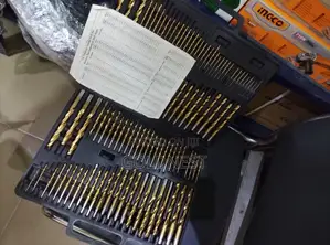 115-Piece Titanium-Coated Drill Bit Set