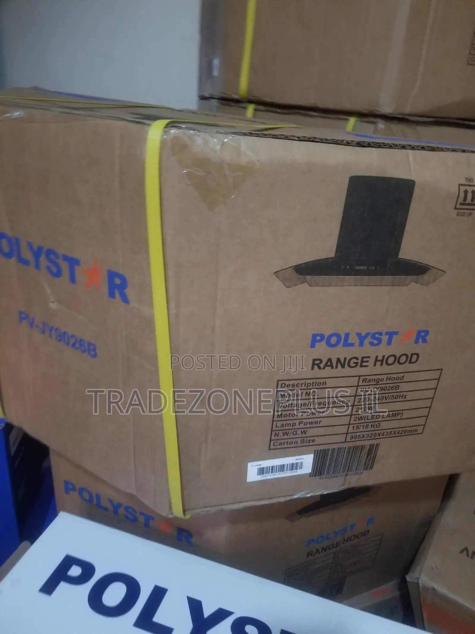 Modern Wall Mount Kitchen Extractor – Polystar PV-JY9026B