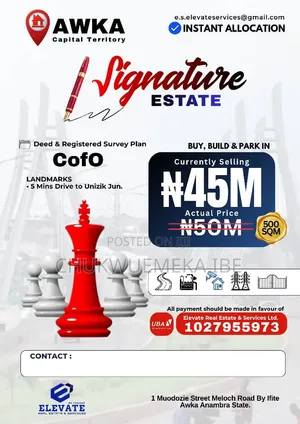 An Estate Located at Strategic Place in Hearth of Awka Anambra.
