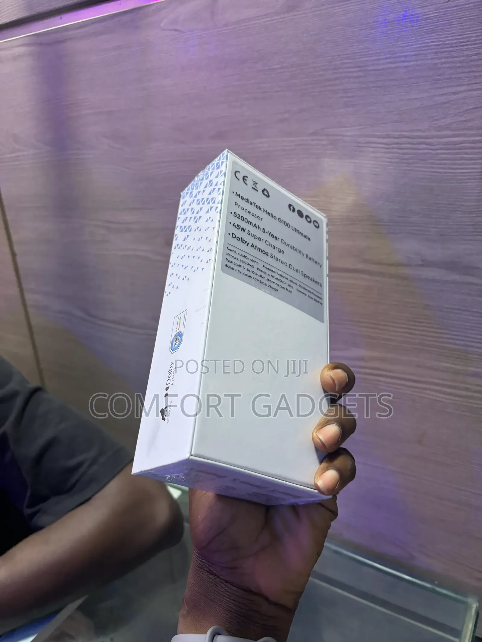 New Tecno Camon 40 Pro 4G 256 GB