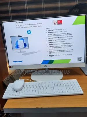 New Desktop Computer HP 8GB AMD SSHD (Hybrid) 512GB