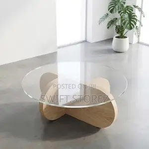 Glass Pattern Centre Table