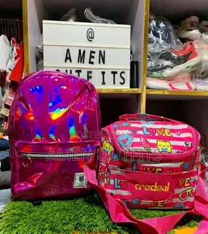 12’ Glossy Lesther School Bag
