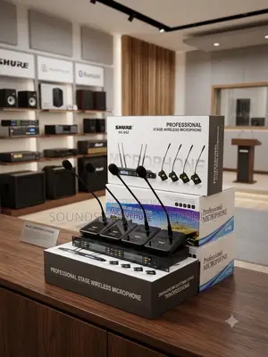 This Set Is a 4-Channel UHF Wireless Conference Microphone System.