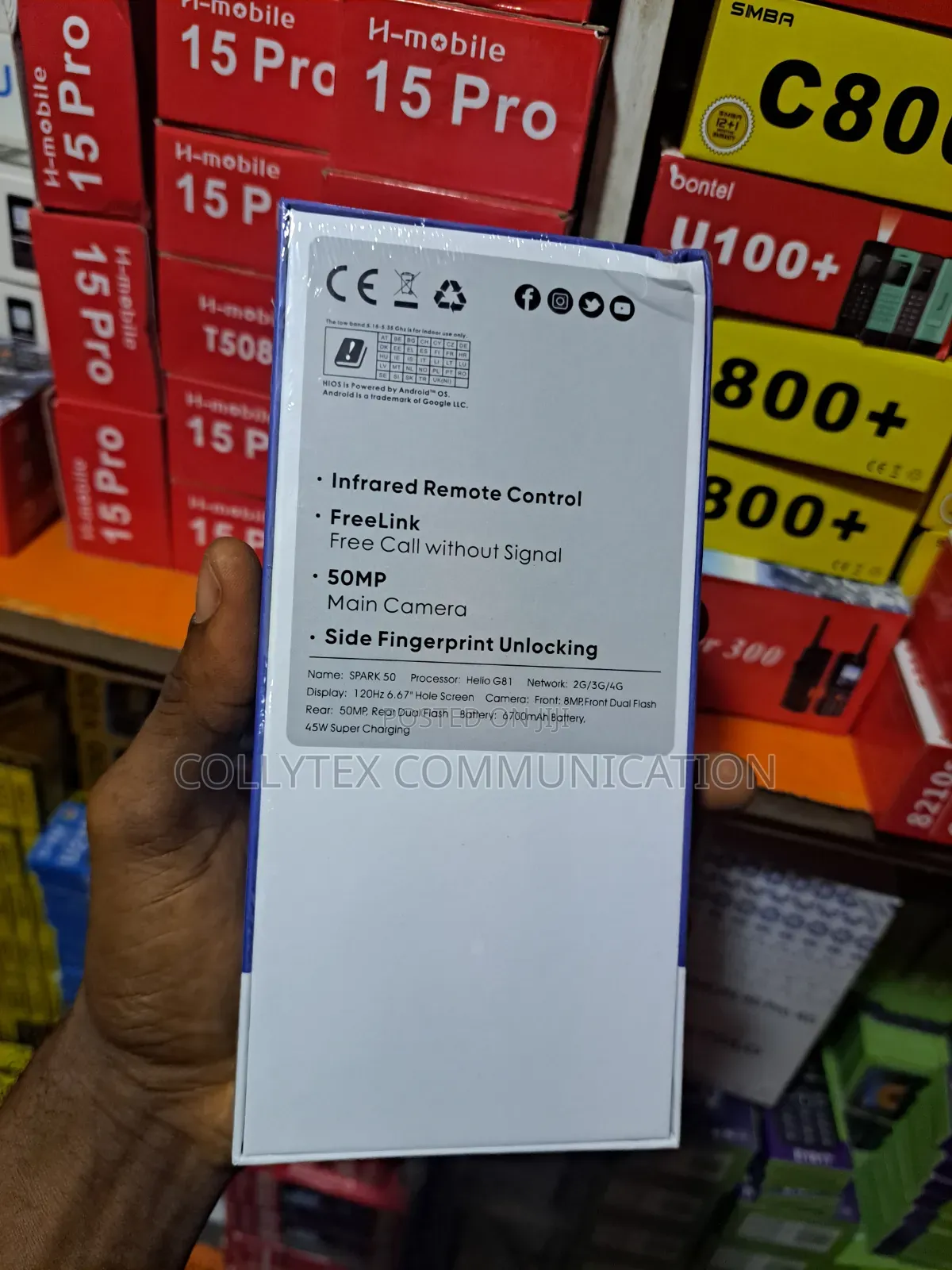 Tecno Spark 50 128 GB Black