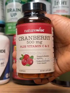 NatureWise Cranberry Extract 500mg 120 Caps | USA UTI Support