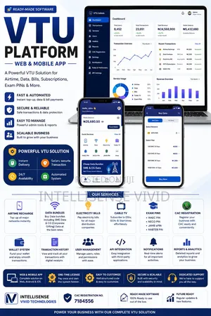 Ready Made Vtu Mobile App at Cheap Budget