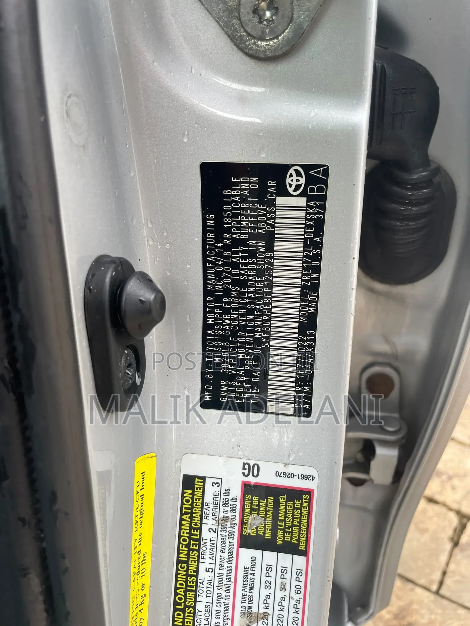 Toyota Corolla 2014 Silver